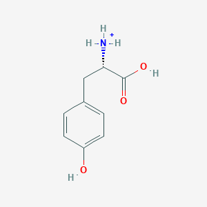 molecular formula C9H11NO3<br>C9H12NO3+ B559545 DL-酪氨酸 CAS No. 556-03-6