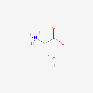 molecular formula C3H7NO3 B559547 DL-丝氨酸 CAS No. 302-84-1