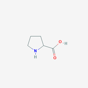 molecular formula C5H9NO2 B559548 DL-脯氨酸 CAS No. 609-36-9