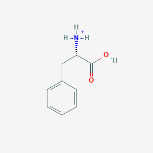 molecular formula C9H12NO2+ B559549 DL-苯丙氨酸 CAS No. 150-30-1
