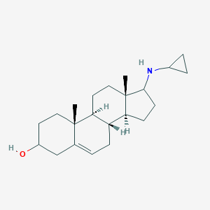 molecular formula C22H35NO B055955 17-(Cyclopropylamino)androst-5-en-3-ol CAS No. 120973-21-9
