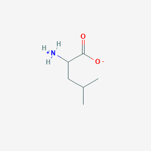 molecular formula C6H14NO2+ B559552 DL-亮氨酸 CAS No. 328-39-2