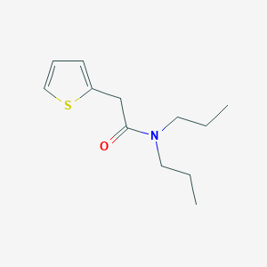 molecular formula C12H19NOS B5595522 N,N-dipropyl-2-thiophen-2-ylacetamide 