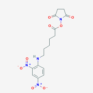 molecular formula C17H16N4O8 B559584 N-Succinimidyl 6-(2,4-Dinitroanilino)hexanoate CAS No. 82321-04-8