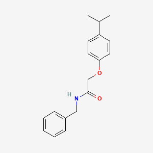 molecular formula C18H21NO2 B5595901 N-Benzyl-2-(4-isopropyl-phenoxy)-acetamide 