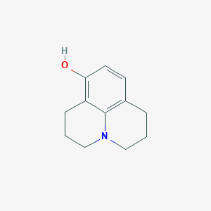 molecular formula C12H15NO B559601 1H,5H-Benzo[ij]quinolizin-8-ol, 2,3,6,7-tetrahydro- CAS No. 41175-50-2