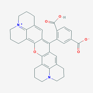 molecular formula C33H30N2O5 B559604 6-Carboxy-X-rhodamine CAS No. 194785-18-7