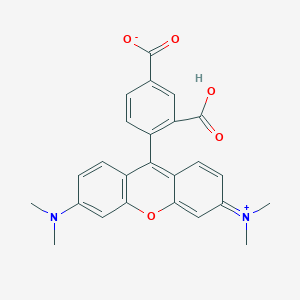 molecular formula C25H22N2O5 B559615 5-Carboxytetramethylrhodamine CAS No. 91809-66-4