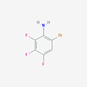 molecular formula C6H3BrF3N B055962 6-Bromo-2,3,4-trifluoroaniline CAS No. 122375-82-0