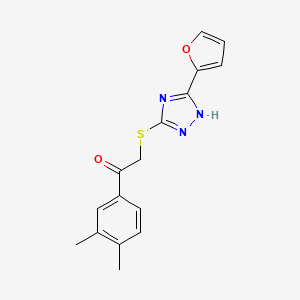 molecular formula C16H15N3O2S B5596407 MFCD02366310 