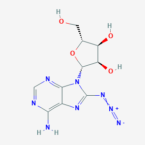 molecular formula C10H12N8O4 B559645 Adenosine, 8-azido- CAS No. 4372-67-2