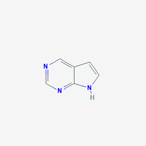 molecular formula C6H5N3 B559647 7H-Pyrrolo[2,3-d]pyrimidine CAS No. 271-70-5