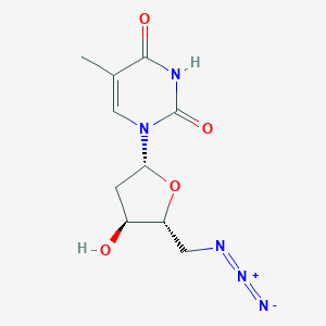 molecular formula C10H13N5O4 B559660 Thymidine, 5'-azido-5'-deoxy- CAS No. 19316-85-9