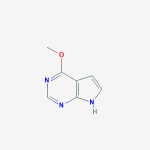 molecular formula C7H7N3O B559661 4-Methoxy-7h-pyrrolo[2,3-d]pyrimidine CAS No. 4786-76-9