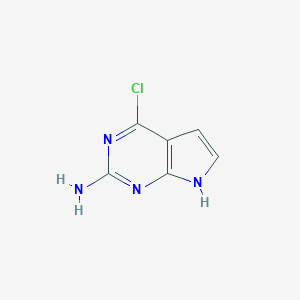 molecular formula C6H5ClN4 B559664 6-Chloro-7-deazaguanine CAS No. 84955-31-7