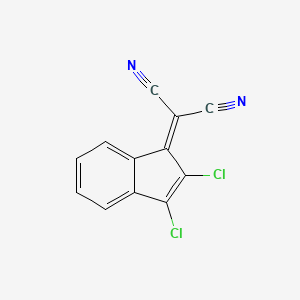B5596876 (2,3-dichloro-1H-inden-1-ylidene)malononitrile CAS No. 220898-80-6