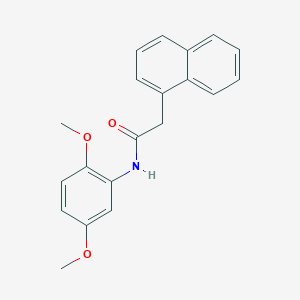 molecular formula C20H19NO3 B5597122 N~1~-(2,5-DIMETHOXYPHENYL)-2-(1-NAPHTHYL)ACETAMIDE 