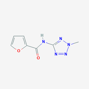 molecular formula C7H7N5O2 B5597142 N-(2-methyl-2H-tetrazol-5-yl)-2-furamide 