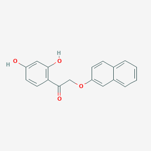 molecular formula C18H14O4 B5597204 1-(2,4-Dihydroxyphenyl)-2-(2-naphthyloxy)ethanone, AldrichCPR 