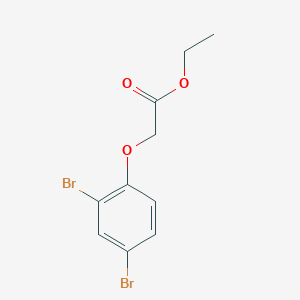 molecular formula C10H10Br2O3 B5597500 Ethyl 2-(2,4-dibromophenoxy)acetate 