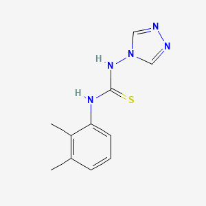 molecular formula C11H13N5S B5598162 1-(2,3-dimethylphenyl)-3-(4H-1,2,4-triazol-4-yl)thiourea 