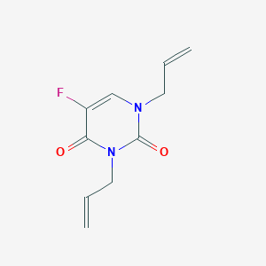 molecular formula C10H11FN2O2 B5598189 5-FLUORO-1,3-BIS(PROP-2-EN-1-YL)-1,2,3,4-TETRAHYDROPYRIMIDINE-2,4-DIONE 