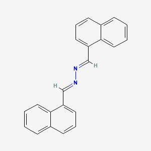 molecular formula C22H16N2 B5598222 Naphthalene-1-carbaldehyde(1-naphthylmethylene)hydrazone 