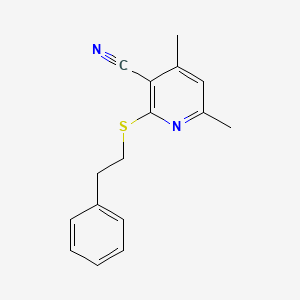 molecular formula C16H16N2S B5598601 MFCD05022755 