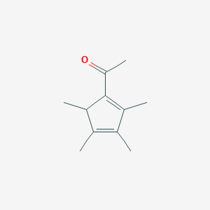Ethanone, 1-(2,3,4,5-tetramethyl-1,3-cyclopentadien-1-yl)-(9CI)