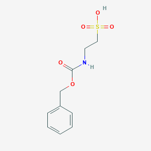 molecular formula C10H13NO5S B055989 2-(((Benzyloxy)carbonyl)amino)ethanesulfonic acid CAS No. 119225-23-9