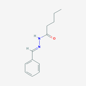 molecular formula C12H16N2O B5599057 N-[(E)-benzylideneamino]pentanamide 