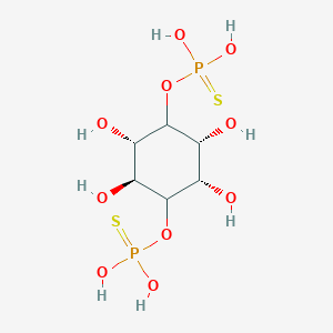 molecular formula C6H14O10P2S2 B055991 myo-Inositol 1,4-bisphosphothioate CAS No. 118628-30-1