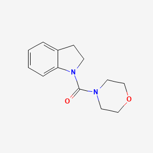 molecular formula C13H16N2O2 B5599324 Indolinyl morpholin-4-yl ketone 