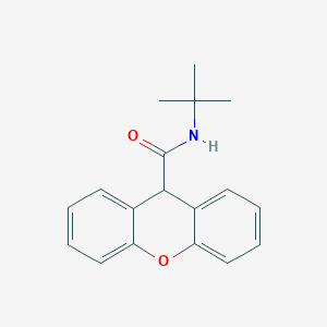 molecular formula C18H19NO2 B5599701 N-tert-butyl-9H-xanthene-9-carboxamide 