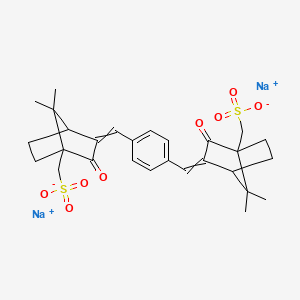 Sodium ((1,4-phenylenebis(methanylylidene))bis(7,7-dimethyl-2-oxobicyclo[2.2.1]heptan-1-yl-3-ylidene))dimethanesulfonate