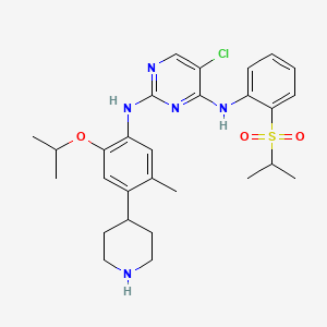 molecular formula C₂₈H₃₆ClN₅O₃S B560025 Ceritinib CAS No. 1032900-25-6