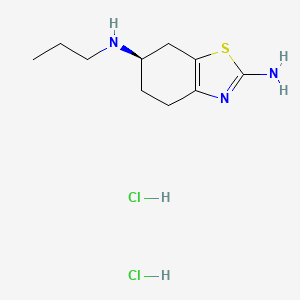 molecular formula C10H19Cl2N3S B560027 Dexpramipexole dihydrochloride CAS No. 104632-27-1