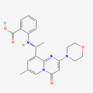 molecular formula C22H24N4O4 B560039 (Rac)-AZD 6482 CAS No. 1173900-33-8