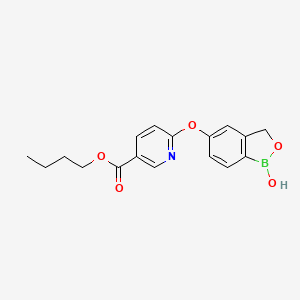 butyl 6-[(1-hydroxy-3H-2,1-benzoxaborol-5-yl)oxy]pyridine-3-carboxylate