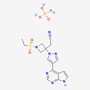 molecular formula C16H20N7O6PS B560045 Baricitinib phosphate CAS No. 1187595-84-1
