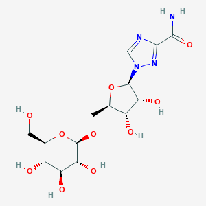 5'-O-Glucopyranosyl ribavirin