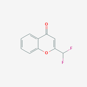 molecular formula C10H6F2O2 B5600507 2-(difluoromethyl)-4H-chromen-4-one CAS No. 156909-07-8