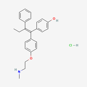 molecular formula C25H28ClNO2 B560051 Endoxifen (E-isomer) CAS No. 1197194-61-8