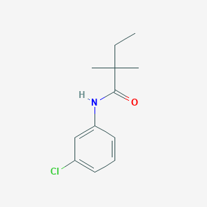 molecular formula C12H16ClNO B5600700 N-(3-chlorophenyl)-2,2-dimethylbutanamide 