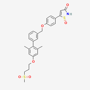 molecular formula C28H29NO6S2 B560088 GPR40 Activator 2 