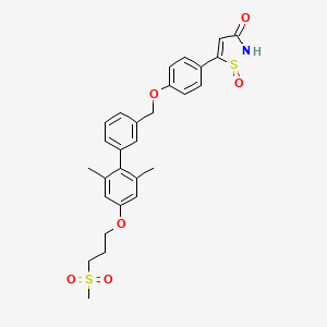 molecular formula C28H29NO6S2 B560088 GPR40 Activator 2 CAS No. 1312787-30-6