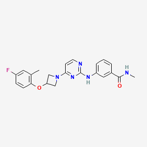 molecular formula C22H22FN5O2 B560092 Nav1.7-IN-2 