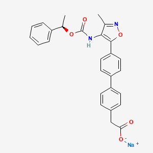 molecular formula C27H23N2NaO5 B560099 AM095 CAS No. 1345614-59-6
