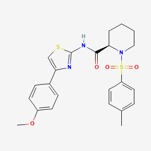molecular formula C23H25N3O4S2 B560125 ML277 