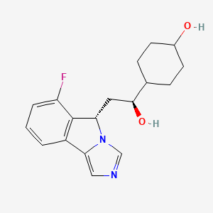 molecular formula C18H21FN2O2 B560126 Ido-IN-6 CAS No. 1402837-76-6